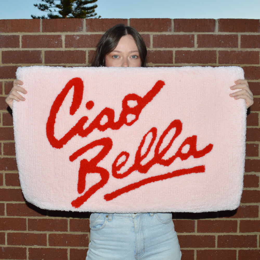 Woman Holding Casaprima Ciao Bella Rug